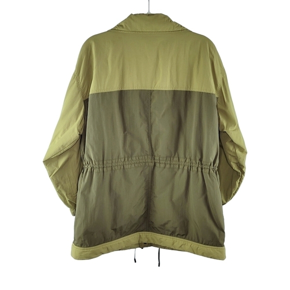 Future Collective Two-Tone Quilt Lined Utility Jacket Women's Size L Green - Picture 5 of 11